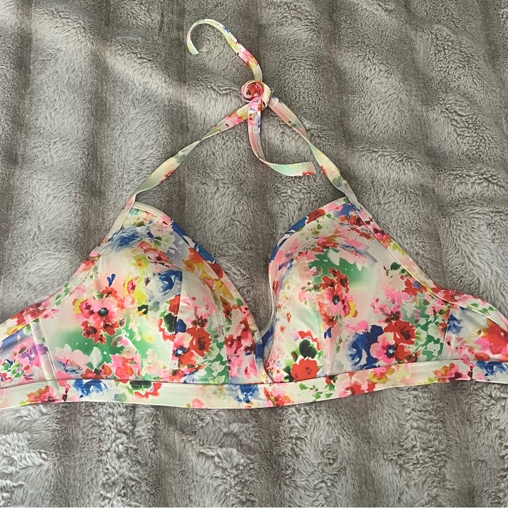 Freya Floral Bikini Top - Multicolor